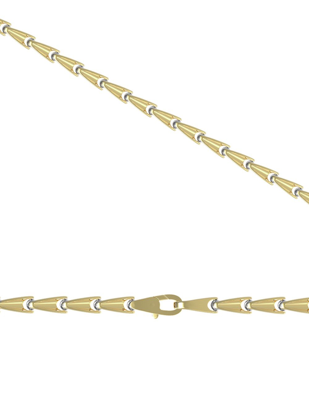 Цепь из лимонного золота