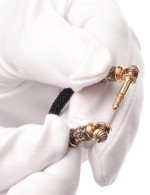 Шнурок шёлковый из золота c шёлковым шнурком