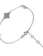 Браслет из белого золота c бриллиантами