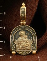 Образок из лимонного золота