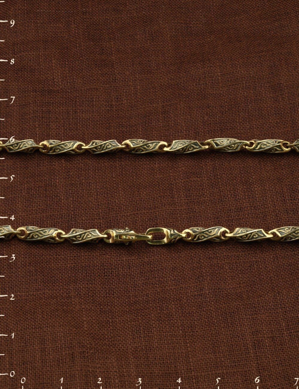 Цепь из лимонного золота