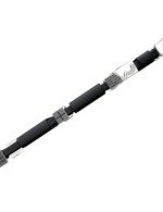 Браслет из белого золота c кожаным шнурком