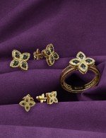 Серьги из лимонного золота c бриллиантами