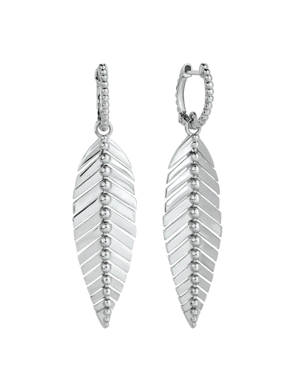 Серьги из белого золота