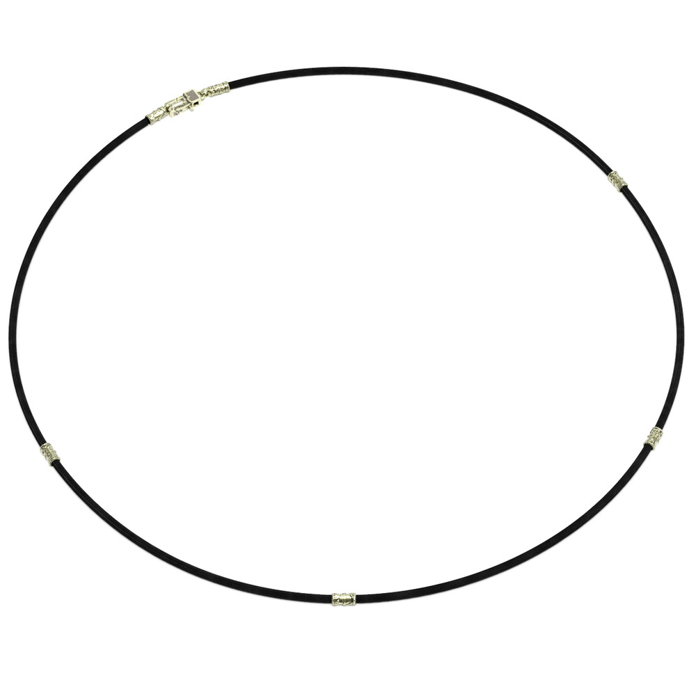 Цепь-шнурок шелк из зелёного золота 585 пробы c шёлковым шнурком