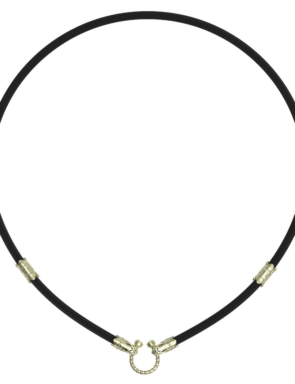 Шнурок шёлковый из зелёного золота c шёлковым шнурком