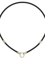 Шнурок шёлковый из зелёного золота c шёлковым шнурком