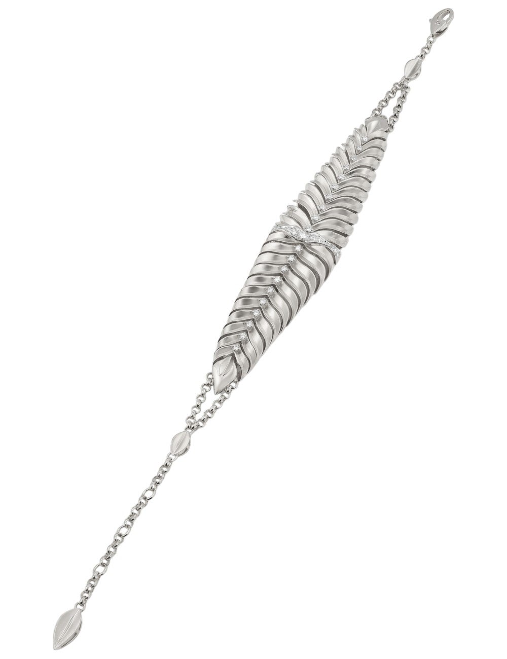 Браслет из белого золота c бриллиантами