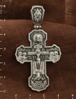 Крест из белого золота