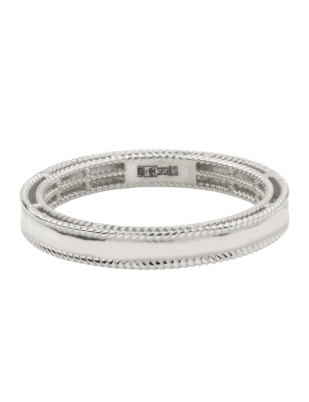 Кольцо из белого золота