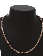 Цепь из золота c эбеновым деревом