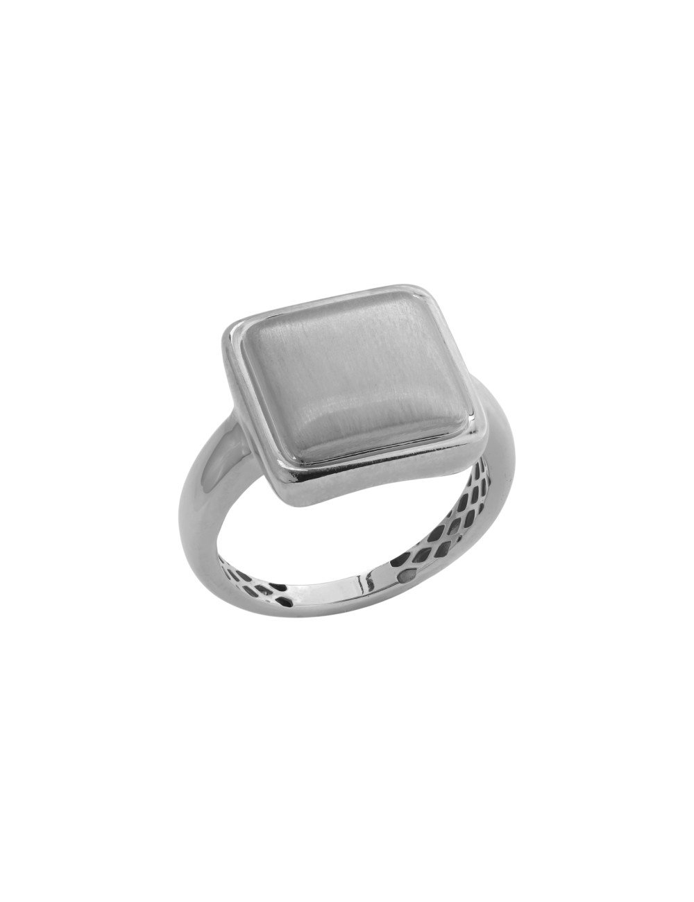 Кольцо из белого золота