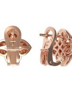 Серьги из золота c бриллиантами