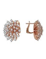 Серьги из золота c бриллиантами