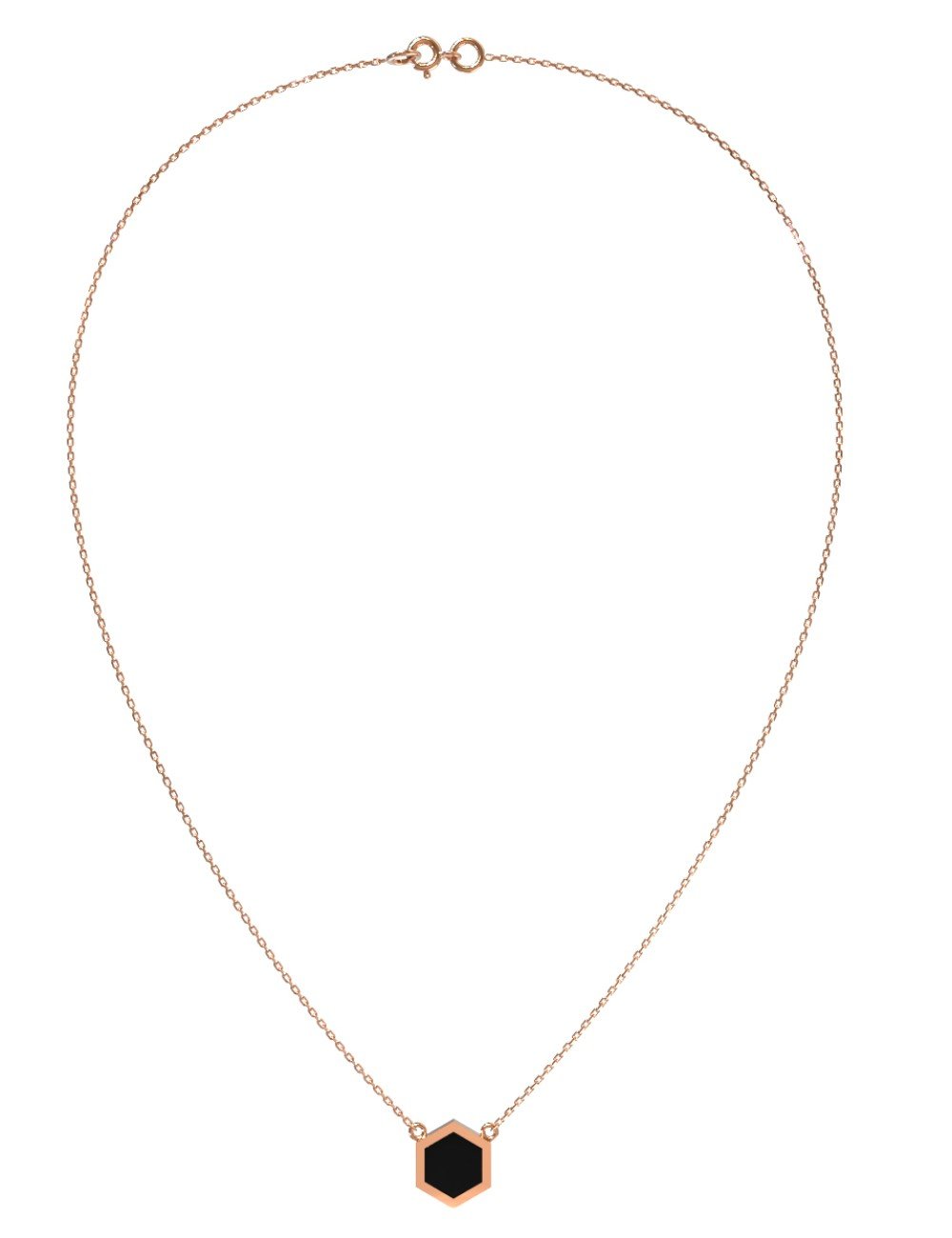 Колье из золота c ониксом