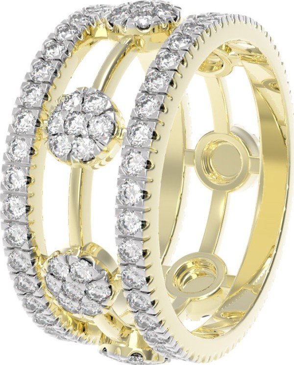 Подвеска из лимонного золота c бриллиантами