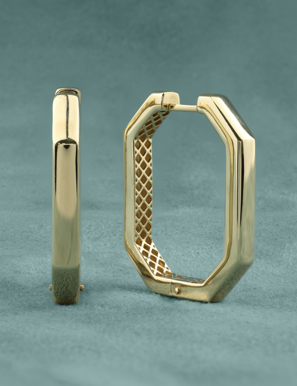 Серьги из лимонного золота