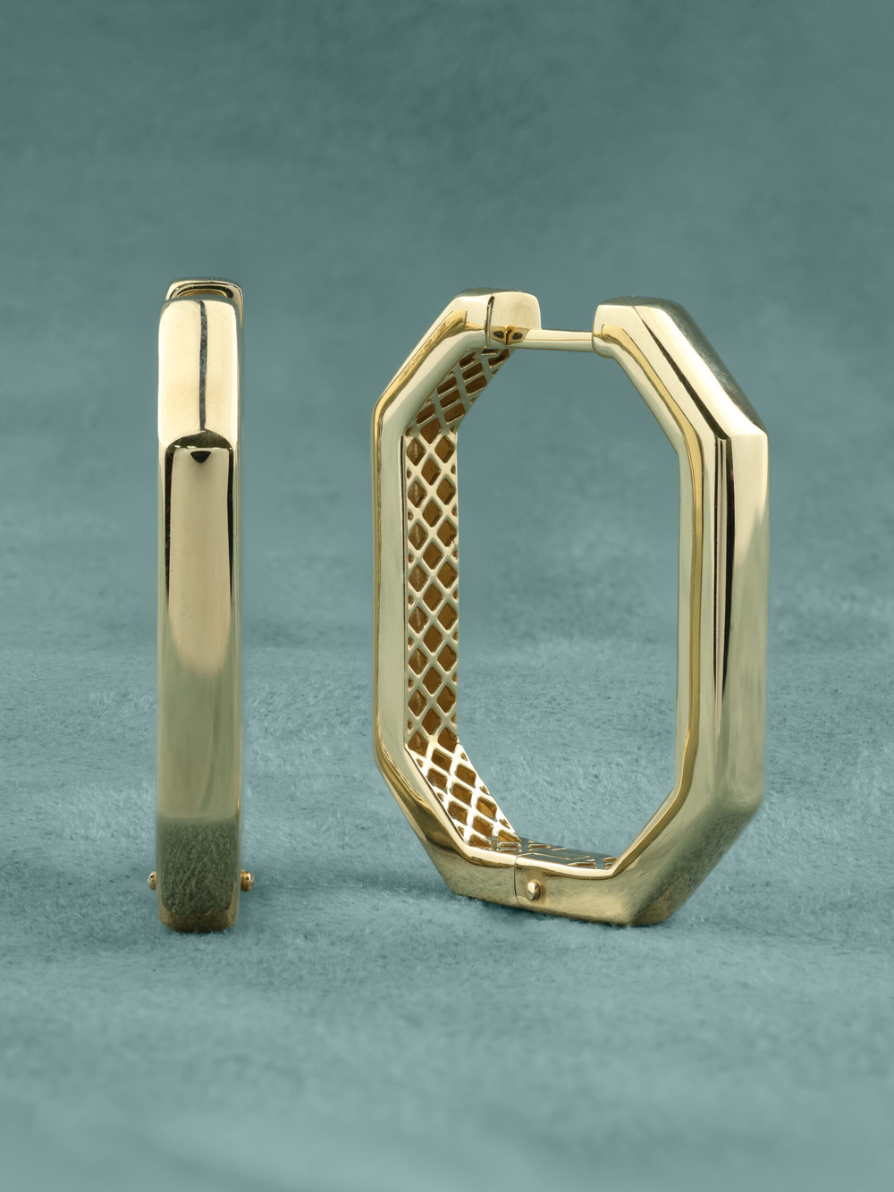 Серьги из лимонного золота 585 пробы