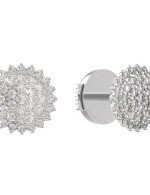 Серьги из белого золота c бриллиантами
