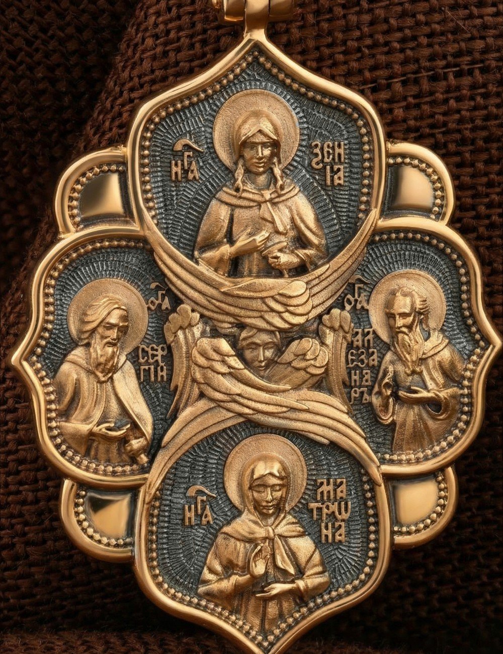 Образок из золота