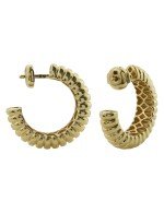 Серьги из лимонного золота