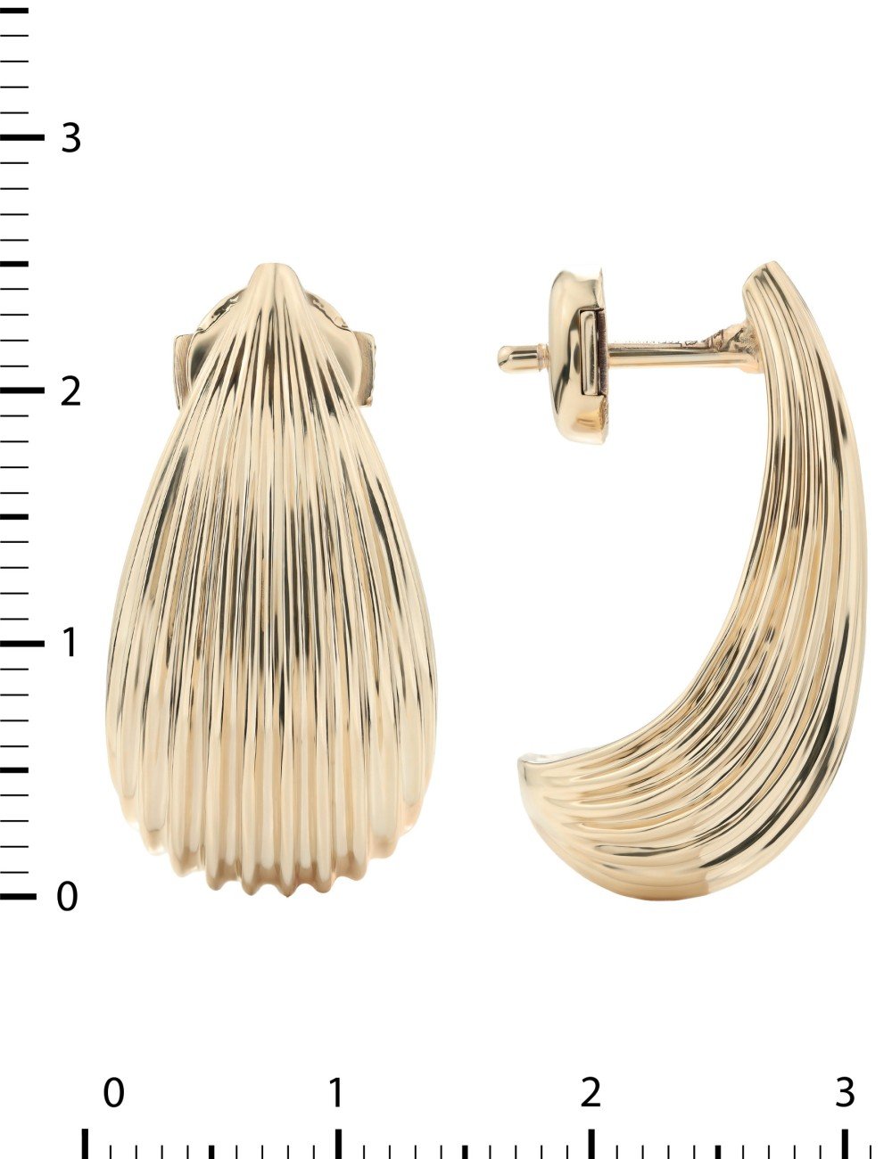 Серьги из золота 585 пробы