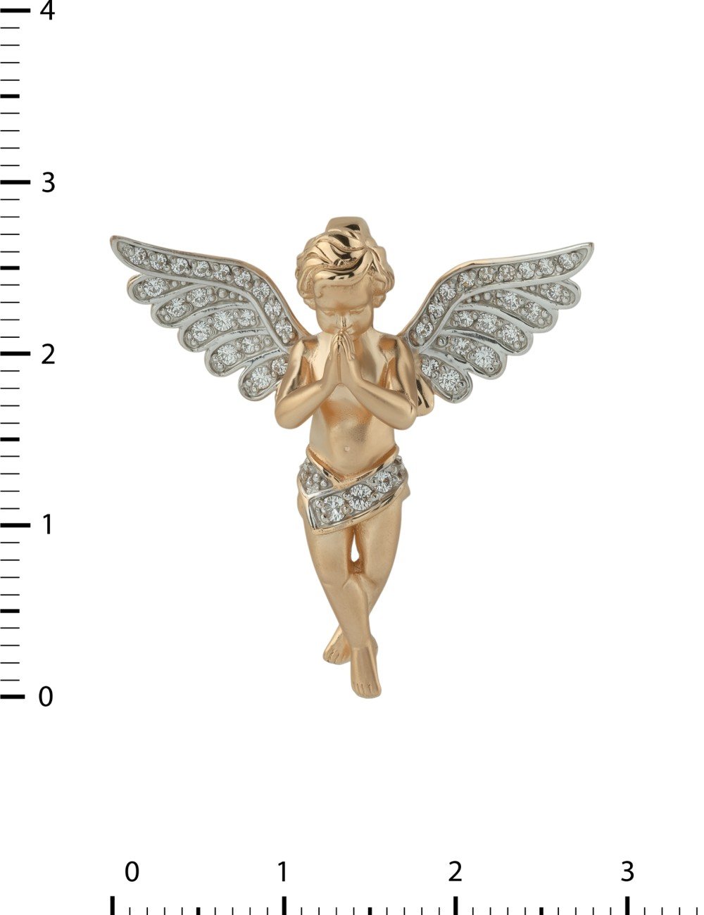 Подвеска из золота c фианитом