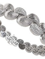 Браслет из белого золота c бриллиантами