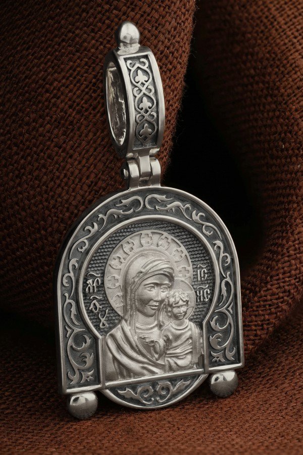 Образок из белого золота