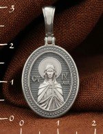 Образок из белого золота