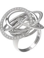 Кольцо из белого золота c бриллиантами