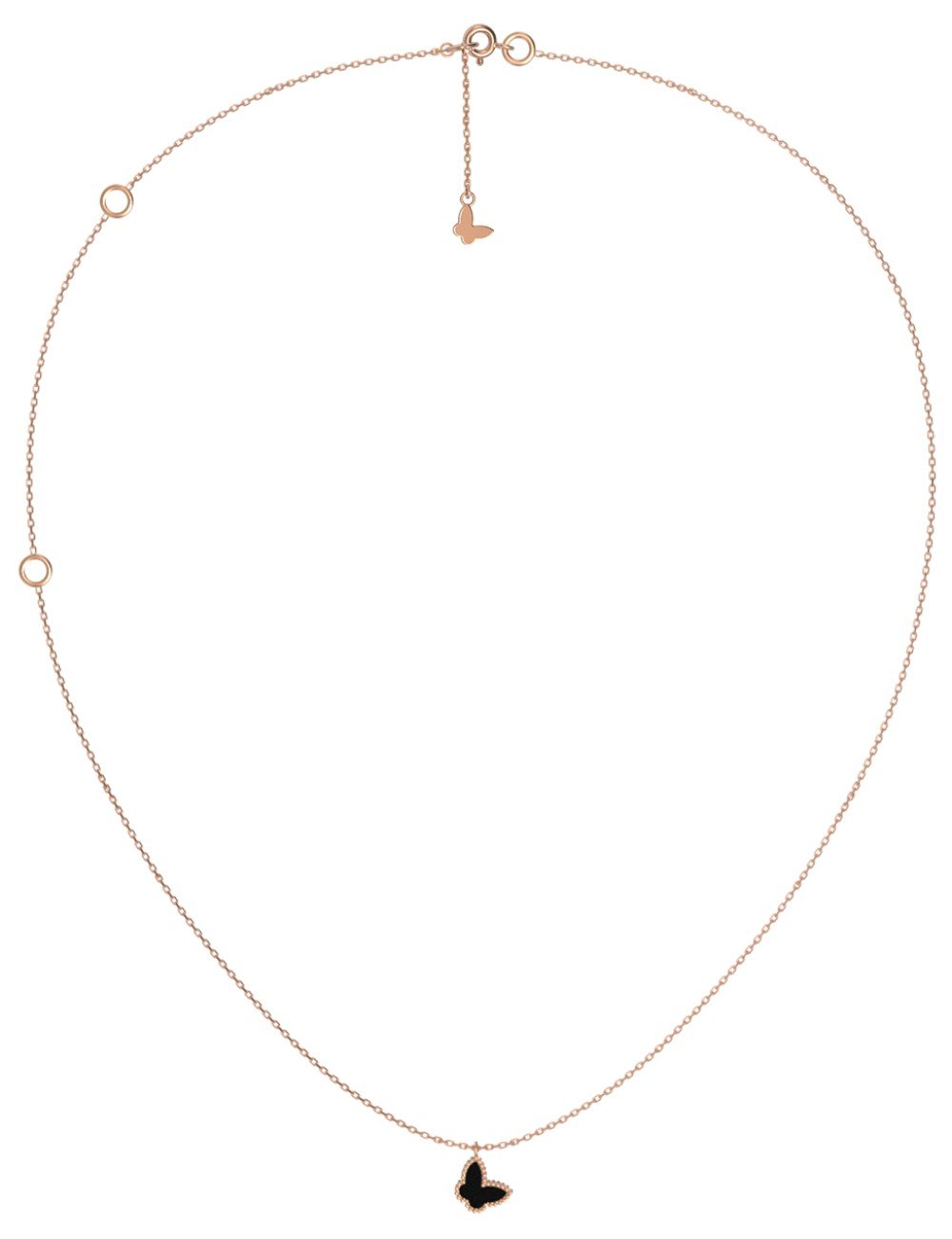 Колье из золота c ониксом