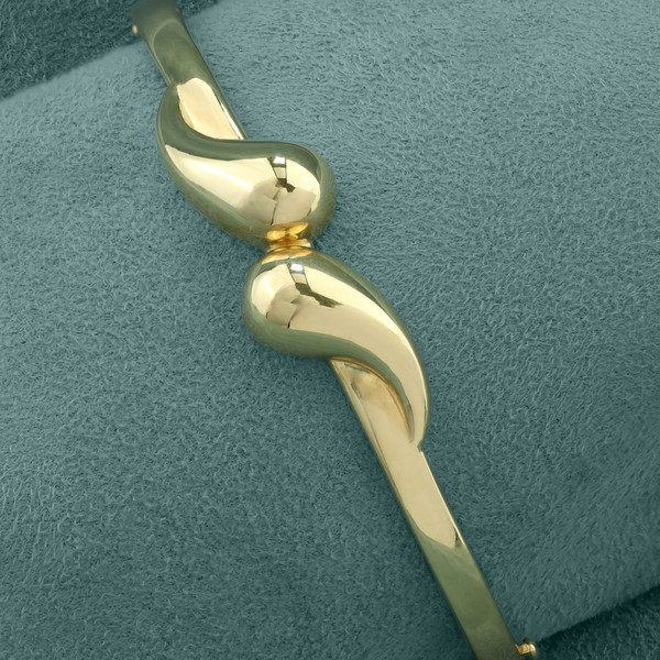 Браслет из лимонного золота 585 пробы