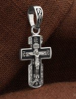 Крест из белого золота