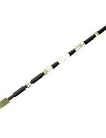 Браслет из зелёного золота c кожаным шнурком