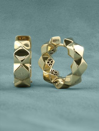 Серьги из лимонного золота 585 пробы