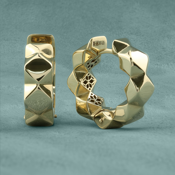 Серьги из лимонного золота 585 пробы