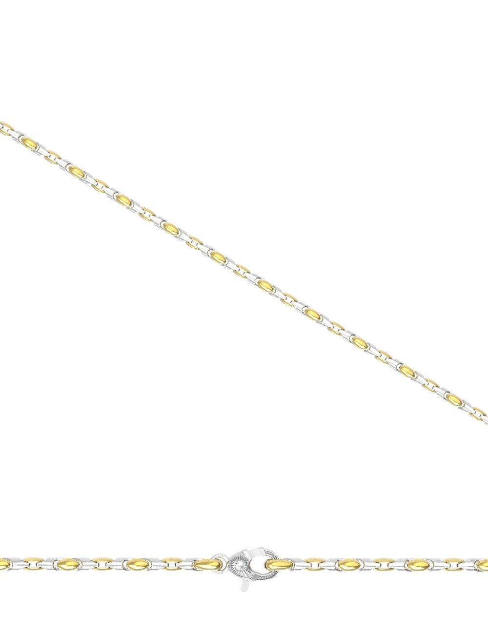 Цепь из лимонного золота