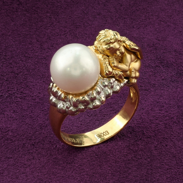 Кольцо из лимонного золота 585 пробы