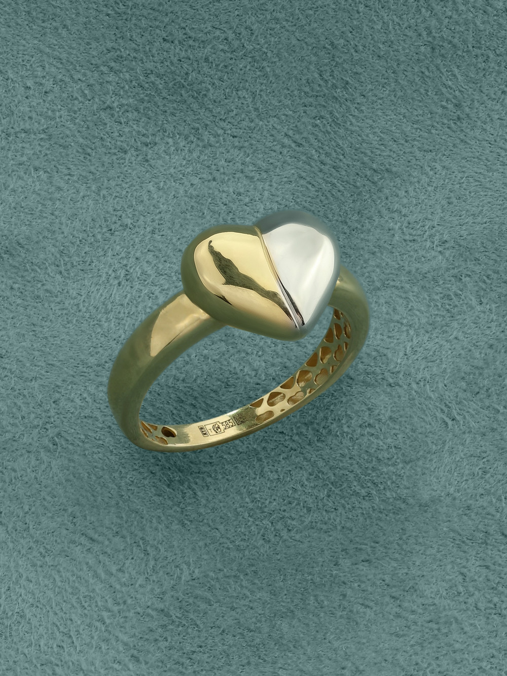 Кольцо из лимонного золота 585 пробы