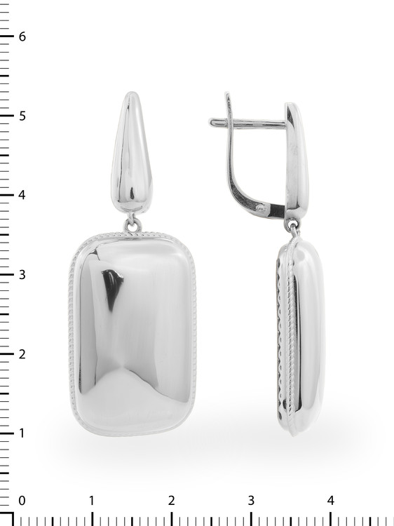 Серьги из белого золота 585 пробы