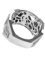 Кольцо из белого золота