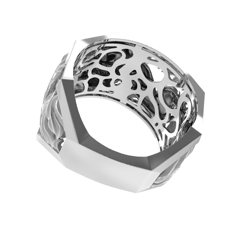 Кольцо из белого золота 585 пробы