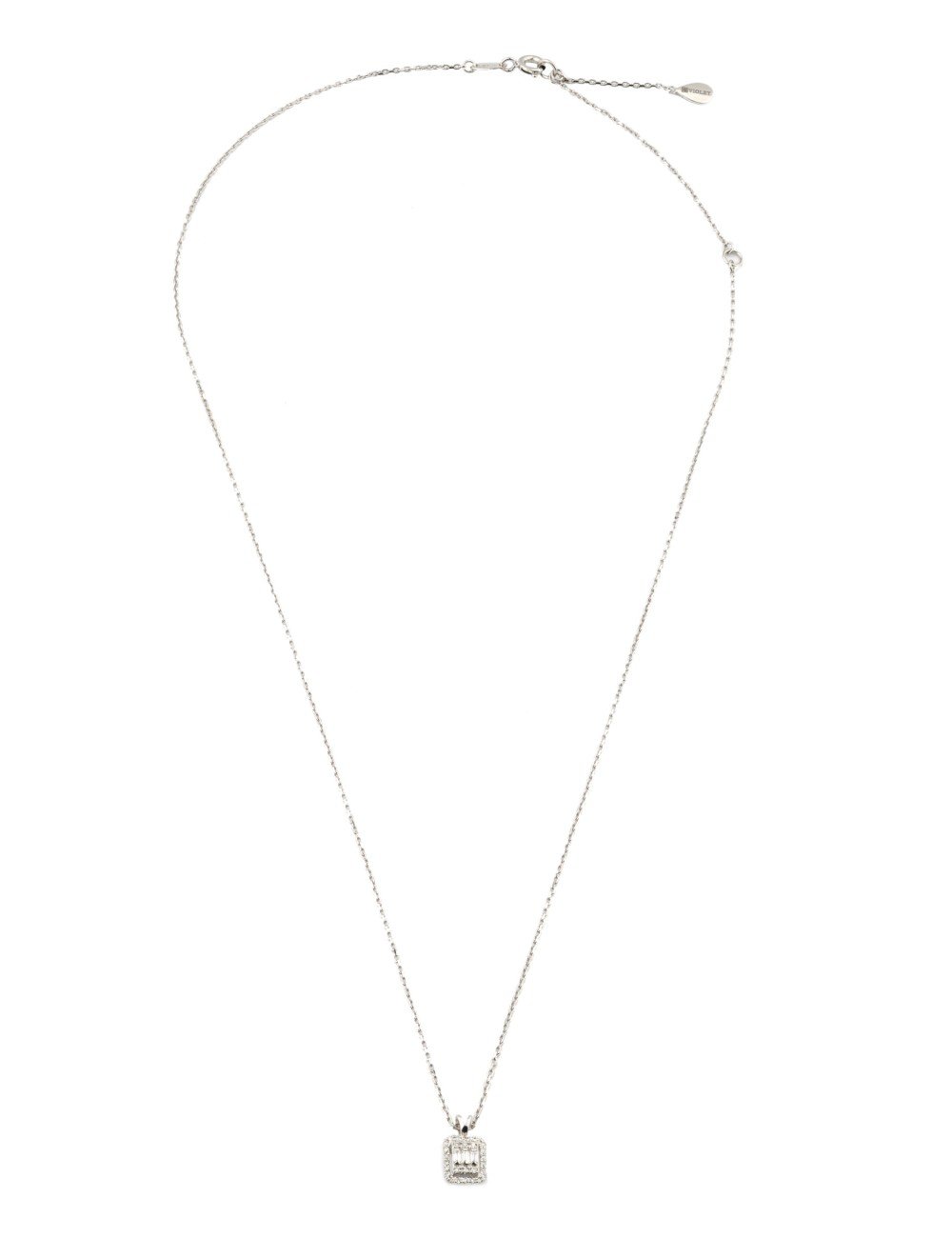 Колье из белого золота c бриллиантами