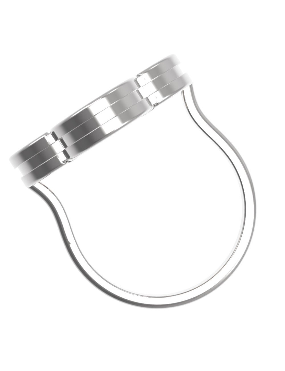 Кольцо из белого золота c лазуритом