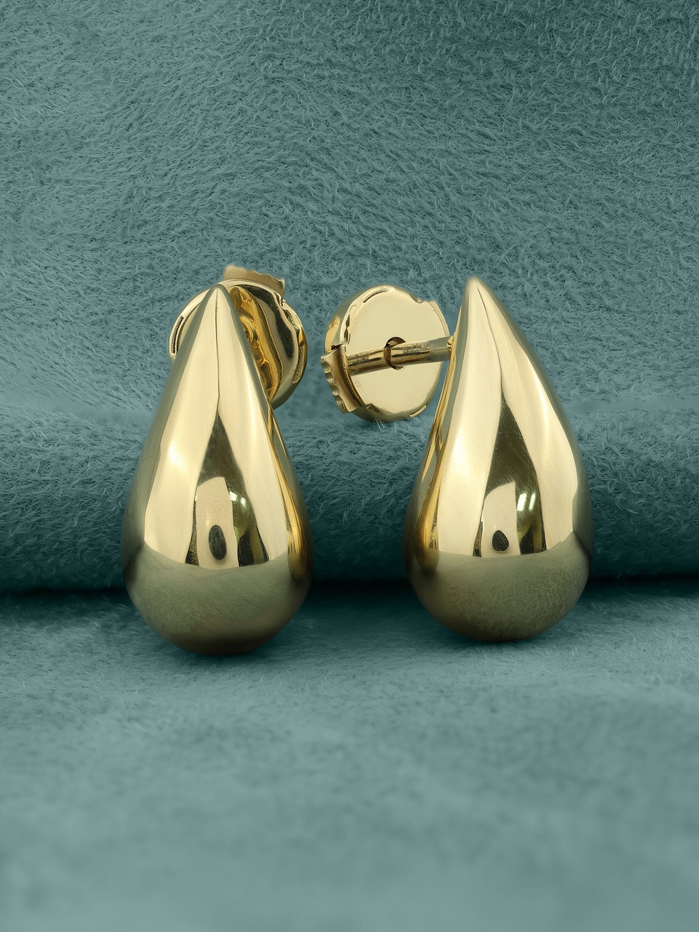 Серьги из лимонного золота 585 пробы