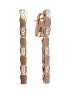 Серьги из золота c бриллиантами