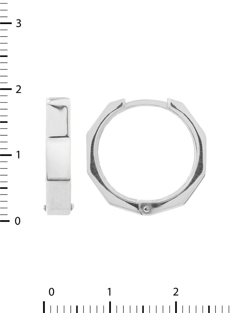 Серьги из белого золота 585 пробы