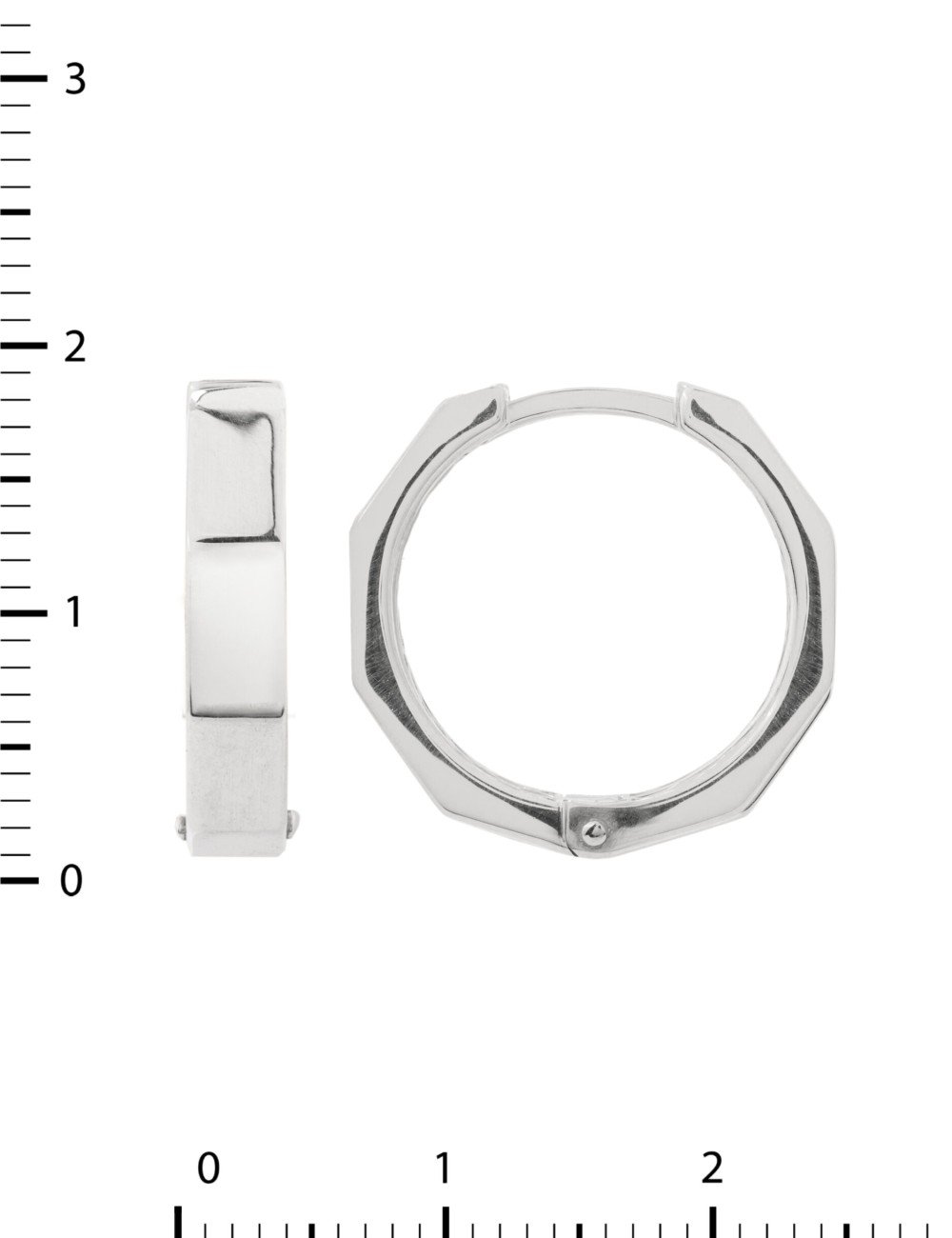 Серьги из белого золота