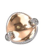 Кольцо из белого золота c бриллиантами